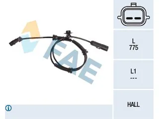 SENSOR ABS RENAULT MEGANE | TRASERO