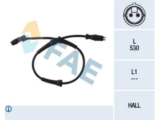 Sensor abs renault Megane / Renault Scenic | Delantero