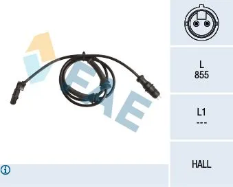 Sensor abs renault Megane / Renault Scenic | Trasero