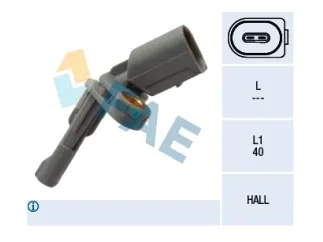Sensor abs volkswagen Golf/Vento/Passat/Passat Cc/Scirocco/Sharan/Tiguan - Gris | Trasero, derecho