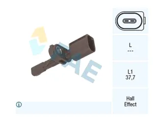 Sensor abs volkswagen Golf/Passat/Tiguan / Audi A3/Tt/Q2/Q3 ambos Lados | Trasero