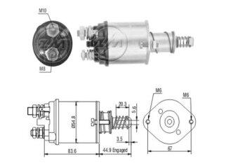 Solenoide arranque (Automatico) Ranger/Transit land rover range rover 12V_ Ford | Ranger