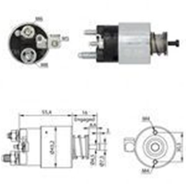 SOLENOIDE ARRANQUE (AUTOMATICO) BERLINGO 1.41.6/C3- C4 2014 PEUGEOT206-208 CITROEN | BERLINGO 1.41.6/C3- C4 2014 — foto 2