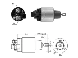 Solenoide arranque (Automatico) nissan Frontier / Nissan x-terra