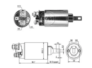 Solenoide arranque (Automatico) ford Ranger / Ford transit