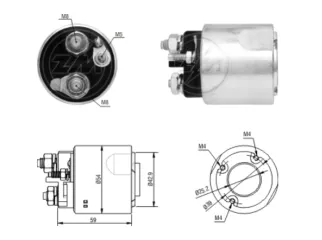 Solenoide arranque (Automatico) renault Clio / Renault Kangoo / Renault Logan / Renault Megane / Renault Sandero / Renault scenic