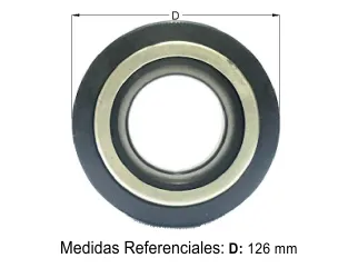 Soporte cardan mercedes benz camion 1524 / Mercedes benz camion 1525 / Mercedes benz camion 1526 / Mercedes benz camion 1924 / Mercedes benz camion 1929 / Mercedes benz camion 1932 / Mercedes benz camion 1934