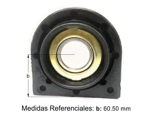 SOPORTE CARDAN CHEVROLET CAMION 350 65/.. / CHEVROLET CAMION 814 65/.. / CHEVROLET CAMION 914 65/.. / DODGE CAMION 600 / DODGE CAMION 800 / FORD CAMION F12000 / FORD CAMION F14000 / FORD CAMION F350 66/.. / FORD CAMION F4000 99/.. / FORD CAMION F600 66/.. / FORD CAMION F7000 / FORD F100