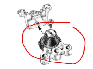 SOPORTE DE MOTOR REPARACION ONIX (REPARA RG1275) CHEVROLET | PRISMA