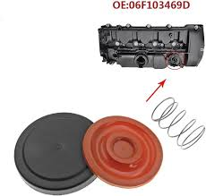KIT DIAFRAGMA Y TAPA DE VALVULA PCV MOTOR VOLKSWAGEN VW AUDI VAG 2.0 FSI 06/11 VENTO PASSAT TIGUAN A4 A5