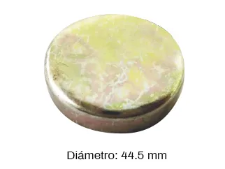 Tapones tazas de block universal medida 44,5 mm acero inoxidable