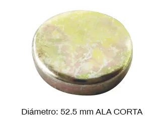 Tapones tazas de block universal medida 52,5 mm acero inoxidable