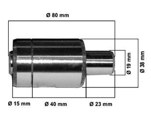 Polea mancal del ventilador gm Blazer/S10/Ford F100 C/Mwm 2.8 t