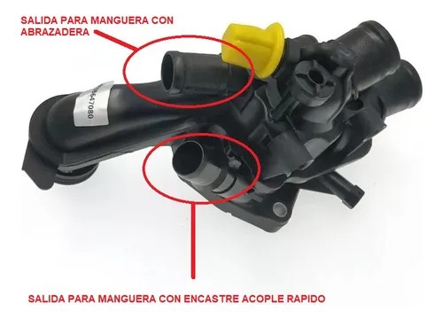 Termostato thp (102 grados) 1PICO acople rapido + 1 pico manguera liso) Peugeot / Citroen | 1.6