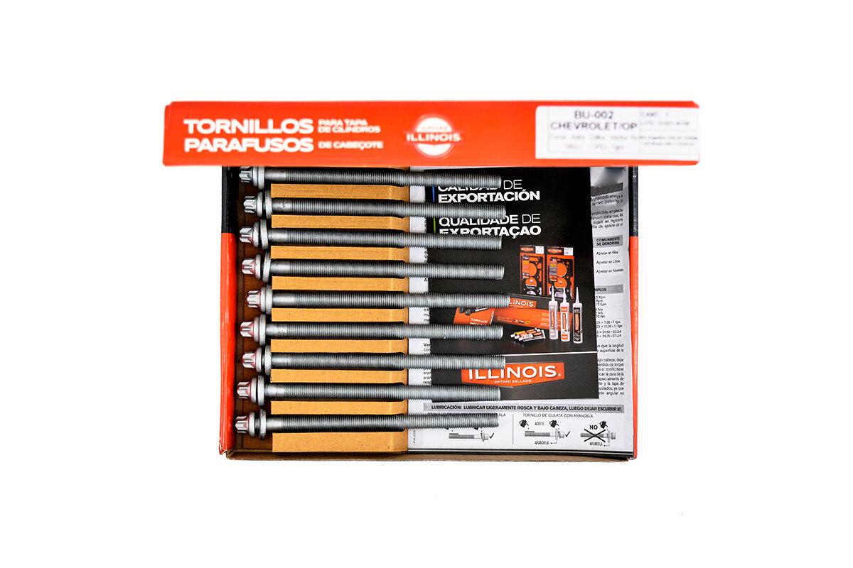 Tornillo tapa cilindro Corsa/Corsa Ii/Meriva/Astra 10 tornillos M10X1.25X153MM 240400 240401 CH0049 chevrolet
