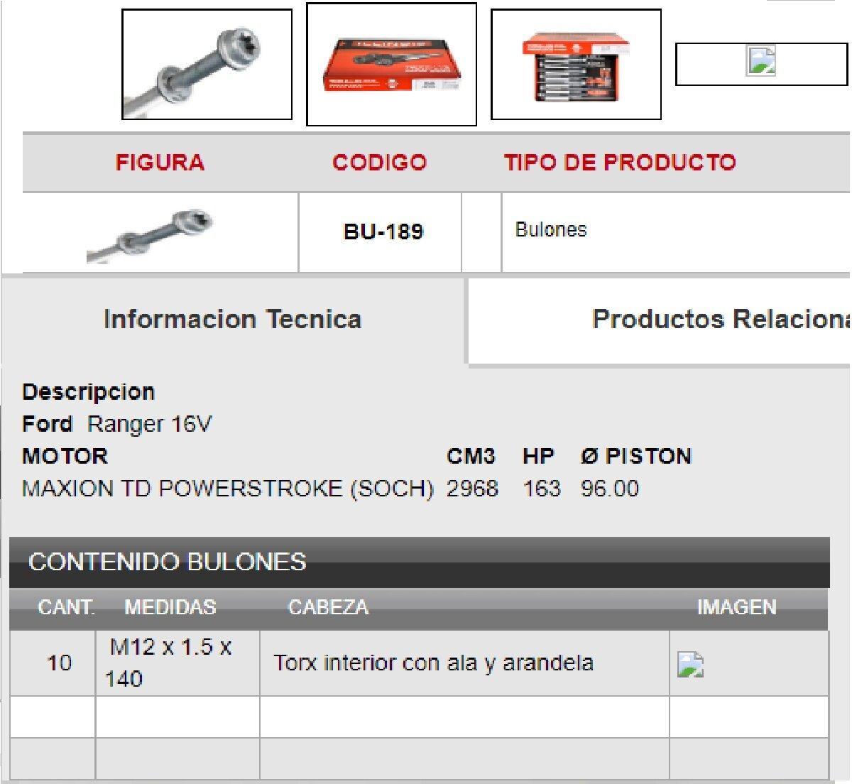 TORNILLO TAPA CILINDRO B430800 FORD | RANGER | 3.0