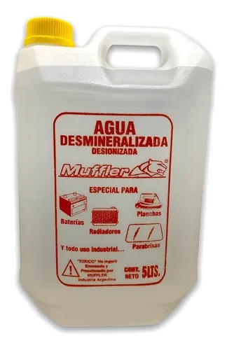 AGUA DESMINERALIZADA X 5 LITROS