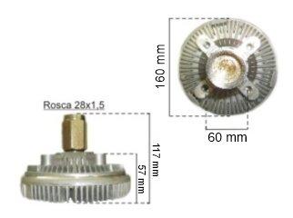 Polea viscosa f-100/F-150/F250/F4000 99/.. motor cummnis_ ford