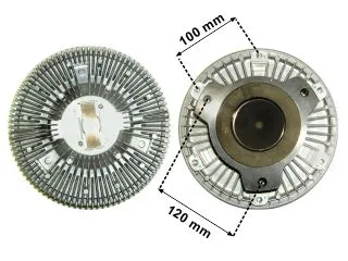 Polea viscosa mercedes benz camion actros 11/..