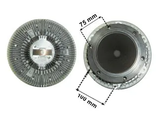 Polea viscosa mercedes benz camion axor 07/..